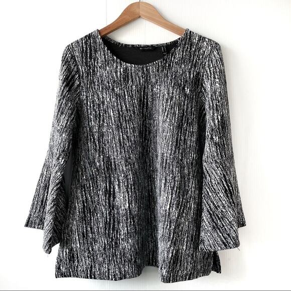 H by Halston bell sleeve top - Picture 2 of 8